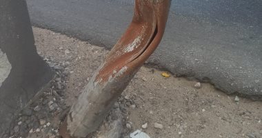 شكوى من عمود كهرباء آيل للسقوط بطريق القاهرة المنصورة الزراعى.. والمحافظ يرد
