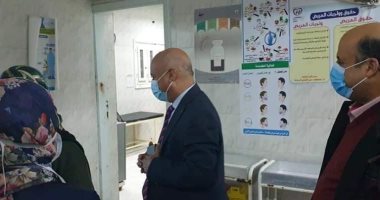وكيل "صحة الغربية" يتفقد سير العمل بمستشفى بسيون المركزى.. صور