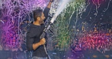 تامر حسنى يتألق فى حفل ضخم بـ إكسبو دبى 2020: شكرا لكل اللى حضر