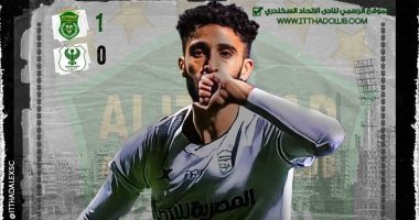 محمد عبد السلام مدافع سيد البلد رجل مباراة الاتحاد السكندرى والمصرى