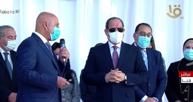 الرئيس السيسي يقوم بجولة تفقدية لعدد من المشروعات القومية بمحافظة قنا 