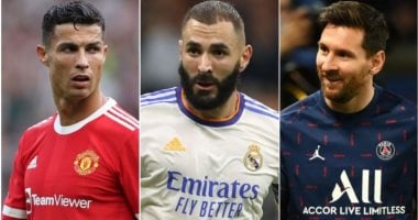 حصاد 2021.. بنزيما يتفوق تهديفيا على ميسي ورونالدو