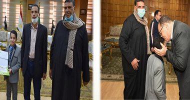 محافظ الشرقية يكرم الطفل المعجزة صاحب المركز الثانى فى المسابقة العالمية للقرآن 