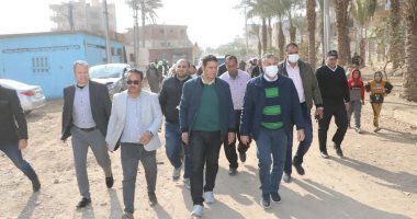 محافظ المنوفية يتفقد أعمال تطوير مدخل شما ومشروعات حياة كريمة