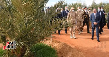الرئيس السيسي يشهد افتتاح مشروعات جديدة فى توشكى.. ويؤكد: بنعمل المستحيل