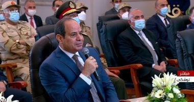 الرئيس السيسي: بنعمل المستحيل فى الزراعة.. ومفيش نوم ولا راحة لحد ما نخلص