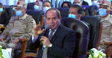 الرئيس السيسي: "كل المشروعات الجديدة بيشتغل فيها شباب الصعيد"