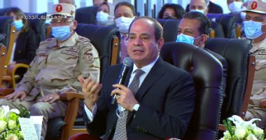 الرئيس السيسي: خلوا الناس تشوف الإنجازات.. كل مشروع يضاهى سد عالى على الأقل