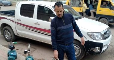 "مياه الغربية" ترفع مواتير طلمبات وتحرر محاضر للتعدى على شبكات المياه
