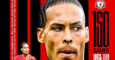 ليستر سيتي ضد ليفربول.. فان دايك يشارك فى المباراة رقم 150 مع الريدز