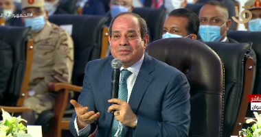 الرئيس السيسي: "هيكون عندنا سكة حديد 100% لما نخلص الميكنة الكاملة"