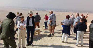 وفد ألمانى يزور المناطق الأثرية والمعالم السياحية بمحافظة المنيا