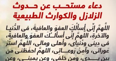 دعاء مستحب عن حدوث الزلازل والكوارث الطبيعية.. تعرف عليه 