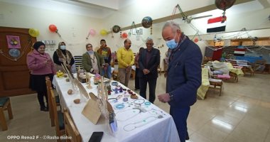 افتتاح معرض الفنون التراثية للمبدعين الصغار بكفر الشيخ .. صور