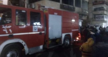 السيطرة على حريق عقار سكنى فى كفر صقر بالشرقية.. صور