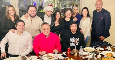 روجينا تحتفل بعيد ميلاد زوجها أشرف زكى من خارج مصر.. ونبيلة عبيد تفاجئه