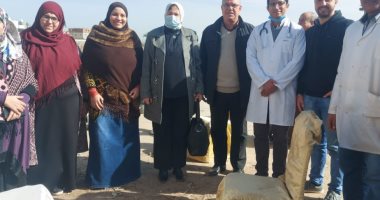 الكشف على 1759 شخصا في قافلة طبية لجامعة الزقازيق ضمن حياة كريمة
