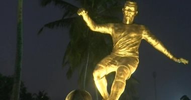 تمثال جديد لـ كريستيانو رونالدو يثير الجدل فى الهند