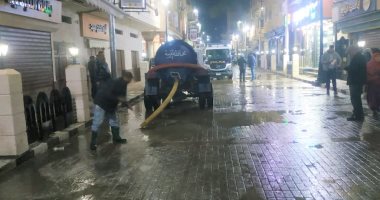 محافظ الغربية: رفع مياه الأمطار بشكل دورى أمام الكنائس والشوارع