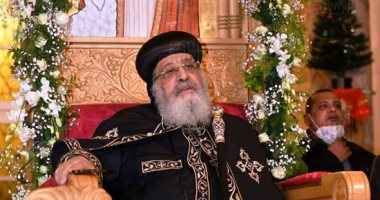 البابا تواضروس يترأس قداس رأس السنة بالكاتدرائية المرقسية بالإسكندرية.. فيديو