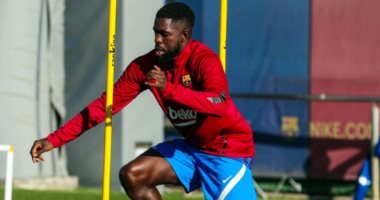 برشلونة يعلن نجاح عملية مدافعه الفرنسى أومتيتى ويؤكد غيابه لـ3 أشهر