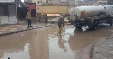 هطول أمطار غزيرة على البحيرة ورفع حالة الطوارئ لسوء الأحوال الجوية.. لايف