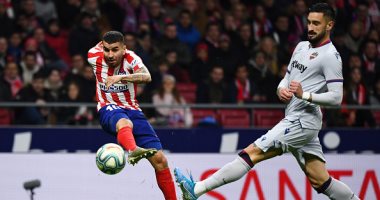 أتلتيكو مدريد يتفوق على رايو فاليكانو بالشوط الأول فى الدوري الإسباني