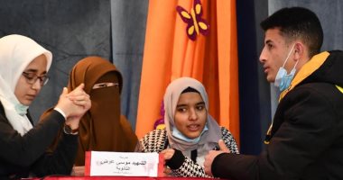 محافظ الفيوم يشهد نهائى مسابقة بنك المعلومات الثقافية للمدارس الثانوية