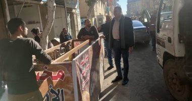 محافظة الجيزة ترفع 1965 حالة إشغال متنوعة بحدائق الأهرام