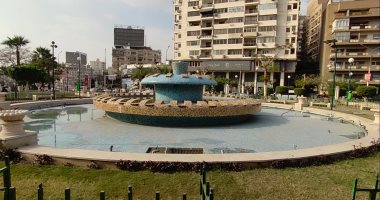 تشغيل نافورة غرناطة بعد توقف 10 سنوات.. جولة بأشهر حدائق روكسى