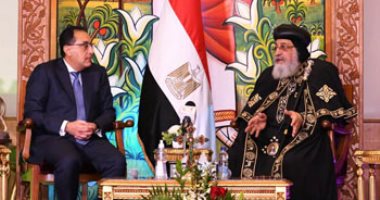 البابا تواضروس الثانى يستقبل تهنئة رئيس الوزراء ووزير الداخلية بالمقر الباباوى