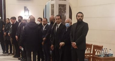نجوم الكرة يقدمون العزاء في وفاة الناقد الرياضى إبراهيم حجازى