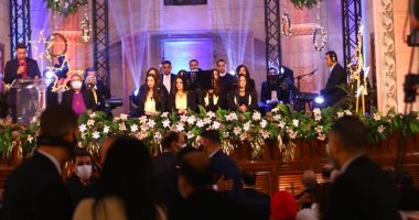 الطائفة الإنجيلية بمصر تحتفل بعيد الميلاد 5 يناير بقصر الدوبارة 
