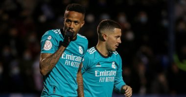 ريال مدريد يتقدم بهدف ميليتاو على ألكويانو بالشوط الأول فى كأس إسبانيا