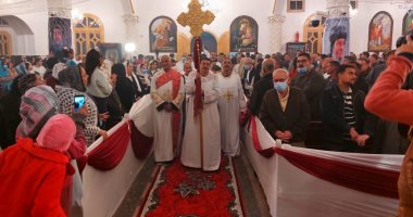 كنيسة العذراء مريم بالأقصر تقيم قداس عيد الميلاد برئاسة الأنبا يواقيم أسقف إسنا وأرمنت