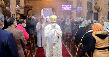 صور.. قداس عيد الميلاد بـ14 كنيسة بكفر الشيخ وسط إجراءات احترازية