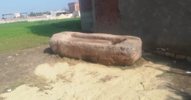 العثور على حجر أثرى يعود لعصر رمسيس الثانى بالقناطر الخيرية