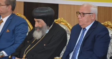 مطران بورسعيد: نصلى للرئيس السيسى من كل قلوبنا.. صور