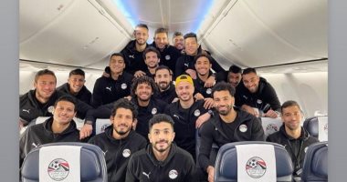 شاهد فتوح والونش مع لاعبى المنتخب فى رحلة الكاميرون لخوض أمم أفريقيا