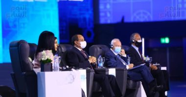 الرئيس السيسي: المشاريع وإجراءات العمل لم تتوقف في مصر خلال جائحة كورونا