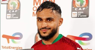 سفيان بوفال يحصد جائزة أفضل لاعب فى مواجهة المغرب وغانا بكأس أمم أفريقيا