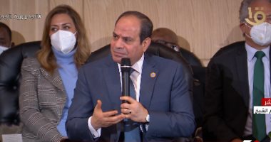 الرئيس السيسي: معسكرات اللاجئين فيها ملايين البشر بقالهم 10 سنين