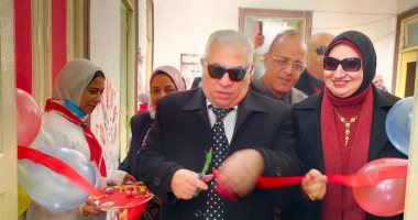 تعليم الإسكندرية تفتتح أول مكتبة إليكترونية للمكفوفين وضعاف البصر .. صور