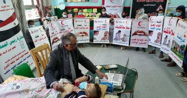الكشف على 173 طفلا فى قافلة لسلامة قلبك ضمن حياة كريمة بزفتى