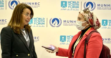 الشباب نصف الحاضر وكل المستقبل.. غادة والى لـ"اليوم السابع": منتدى الشباب يعكس قدرة مصر على التعامل مع كورونا ورسالة أمل لاستمرار الحياة وفرصة لمناقشة القضايا.. والمسئولة الأممية تشيد بالاجراءات الاحترازية
