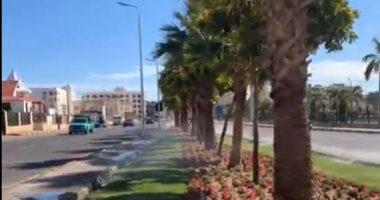 طقس الغردقة دافئ مشمس وسماء صافية وسحب بجنوب المحافظة.. لايف