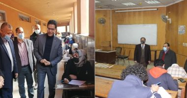 نائبا رئيس جامعة بنها يواصلان جولاتهما لمتابعة سير الامتحانات بالكليات.. صور