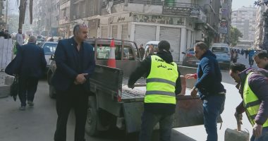حى الدقى يعين خدمات ثابتة فى شارع سليمان جوهر لمنع عودة الباعة الجائلين