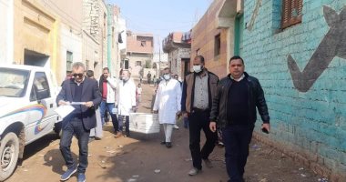 مياه الجيزة تنظم قافلة مائية بقرية مسجد موسى بأطفيح ضمن "حياة كريمة"
