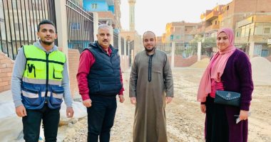 مدير الشباب بالقليوبية يتابع الأعمال الإنشائية لبعض مراكز الشباب المدرجة بحياة كريمة